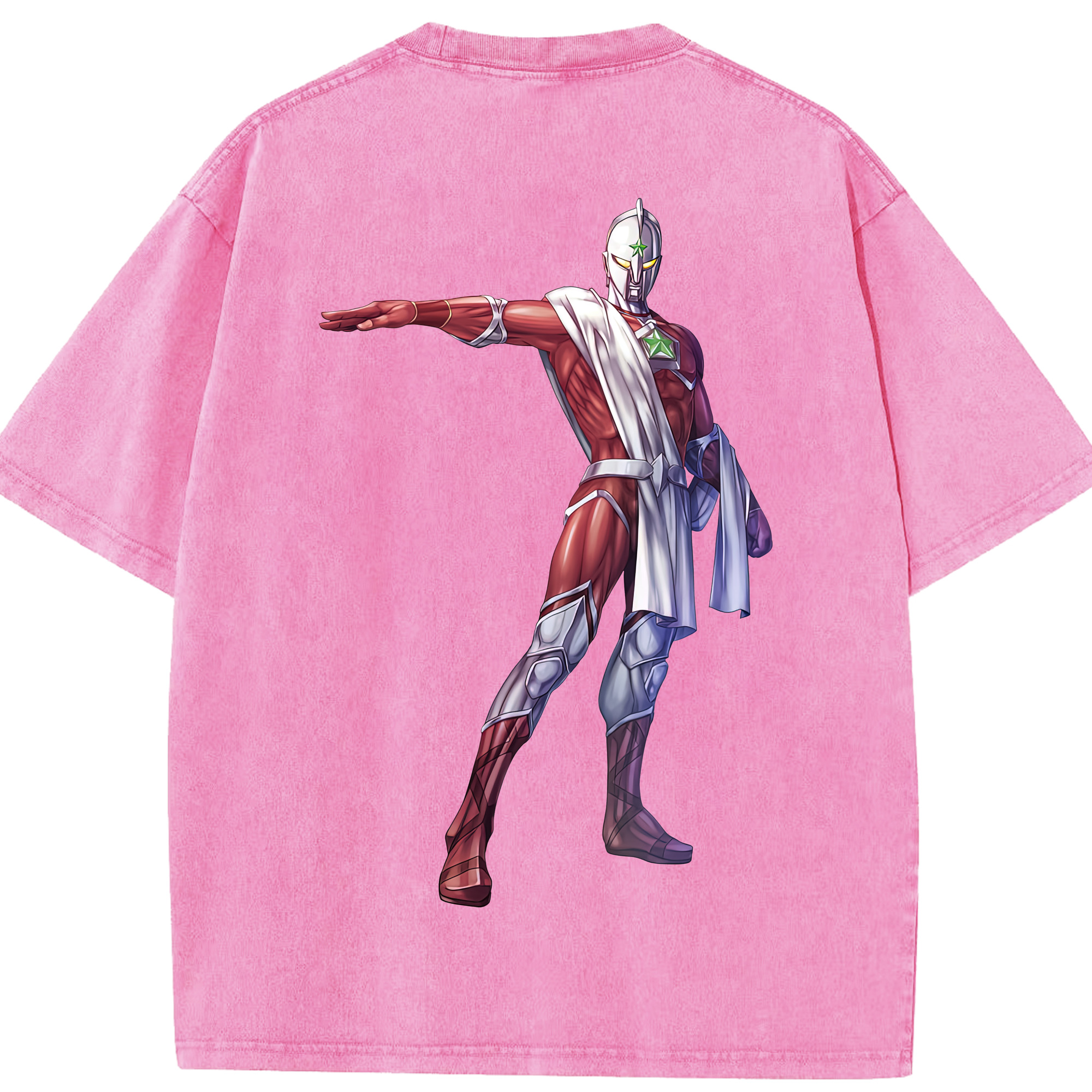 （画像用） ウルトラマン Ultraman 綿100% ヴィンテージ風 半袖Tシャツ（背面プリント）